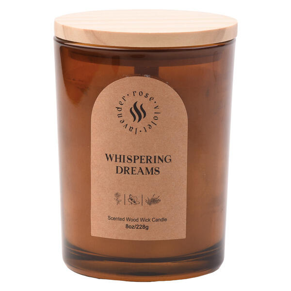 KIRKTON HOUSE Whispering Dreams Amber Glass Candle