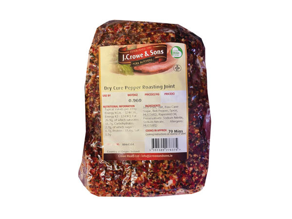 J. Crowe & Sons Dry Cure Pepper Roasting Joint