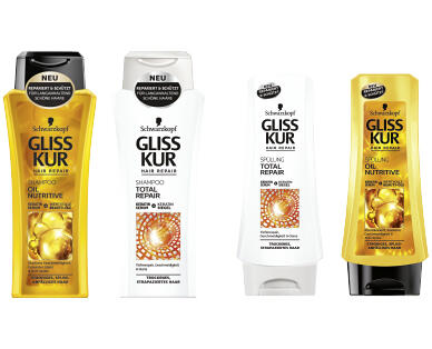 SCHWARZKOPF/GLISS KUR SHAMPOO/ SPÜLUNG