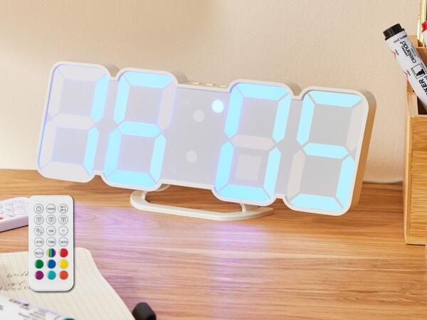 Horloge de table et murale à LED