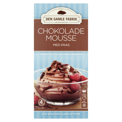 DEN GAMLE FABRIK 
Chokolademousse