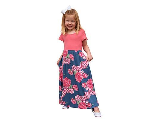 Lily & Dan 
 Girls' Maxi Dress