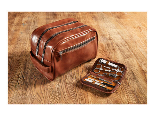 Livarno Home Men's Washbag / Nail Grooming Kit