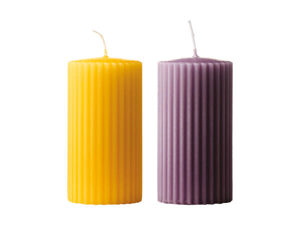 Farvede rillelys