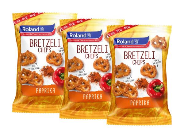 Trio de chips bretzels Roland