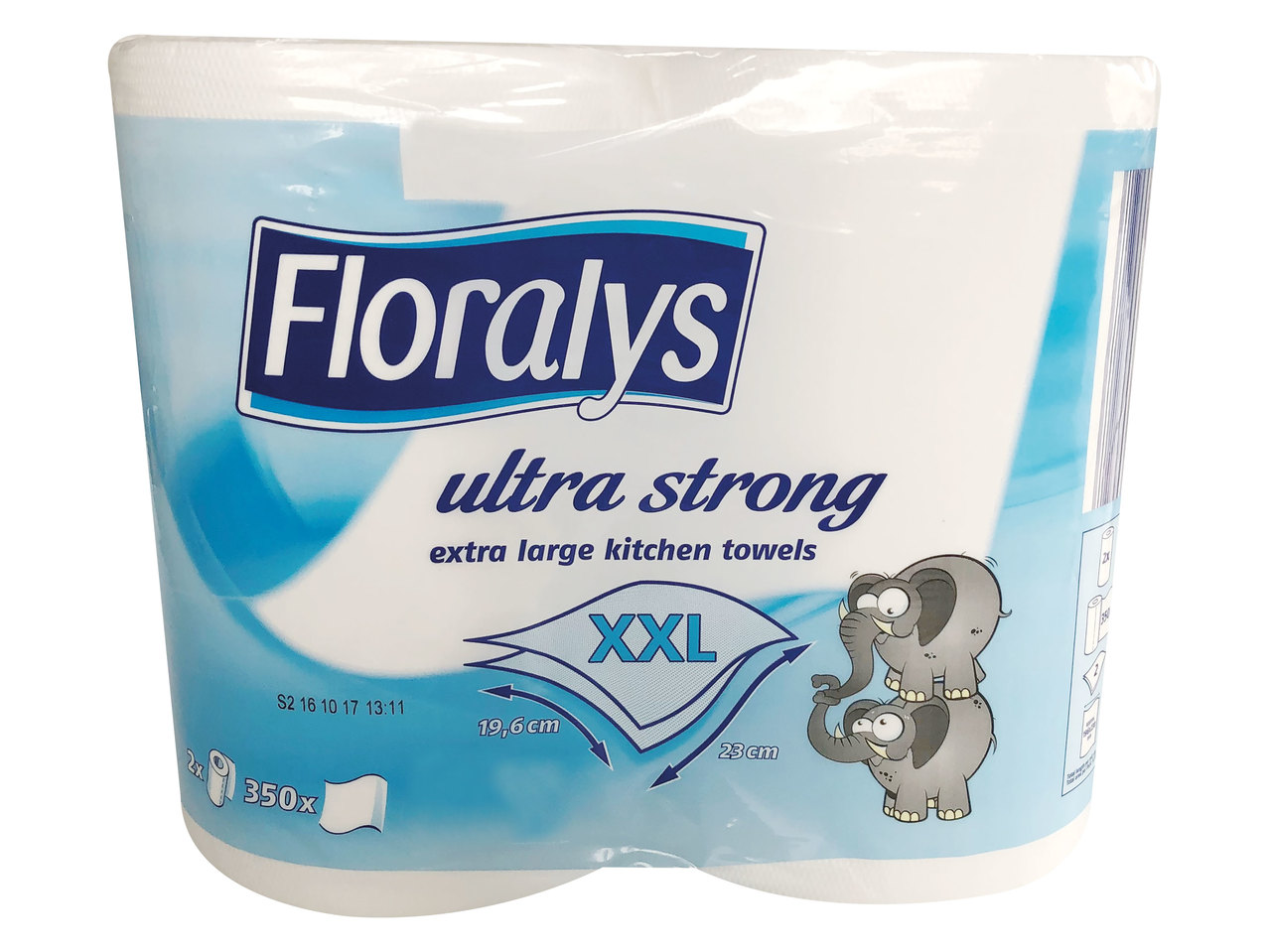 FLORALYS Doppelte Jumborolle 2x 350 Blatt