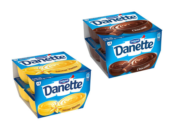 Danette vanille/ chocolat Danone