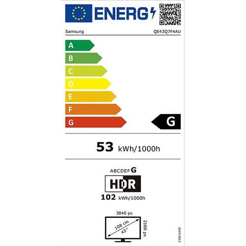SAMSUNG 43"(108cm) QLED-Q7F4 (2025) 4K Vision AI Smart TV