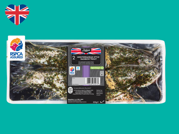 Deluxe 2 Mediterranean-Style British Rainbow Trout