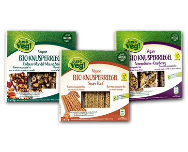 Barres croquantes véganes bio NATUR AKTIV