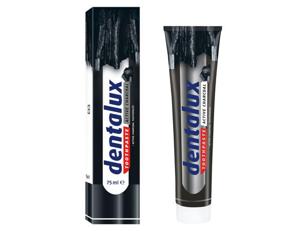 DENTALUX Kokos-Minerals oder Aktivkohle Zahncreme
