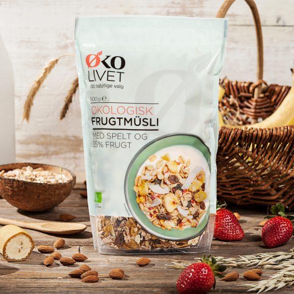 Økologisk frugtmüsli