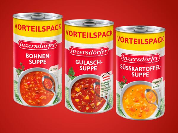 Fertiggerichte oder Suppen