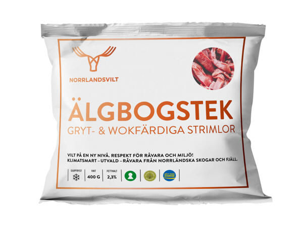 Norrlandsvilt Wokfärdiga strimlor