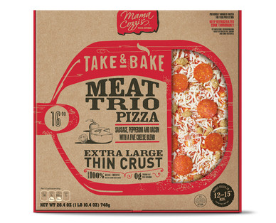 Mama Cozzi's Pizza Kitchen 16" Thin Crust Meat Trio Deli Pizza