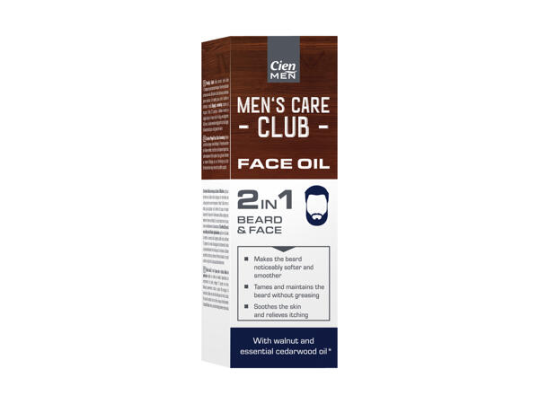 Huile pour la peau et la barbe Men's Care Club