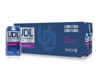 UDL Vodka & Passionfruit 10 x 375ml