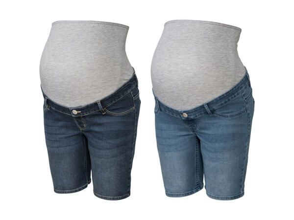Short en jean de maternité (uniquement en Suisse romande)