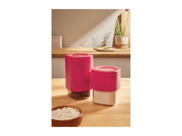 Silvercrest Red Food Storage Containers