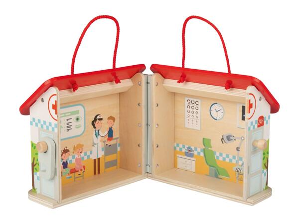 Playtive Portable Doll's House - 7 piece set