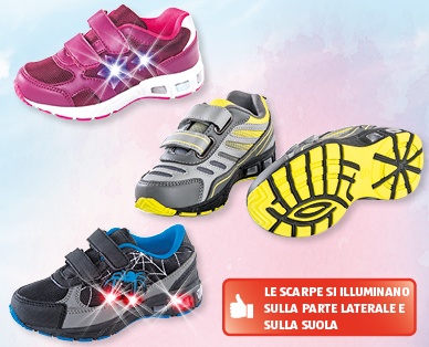 Scarpe lampeggianti per bambini KIDZ ALIVE