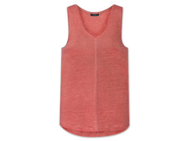 Damen Leinen-Top