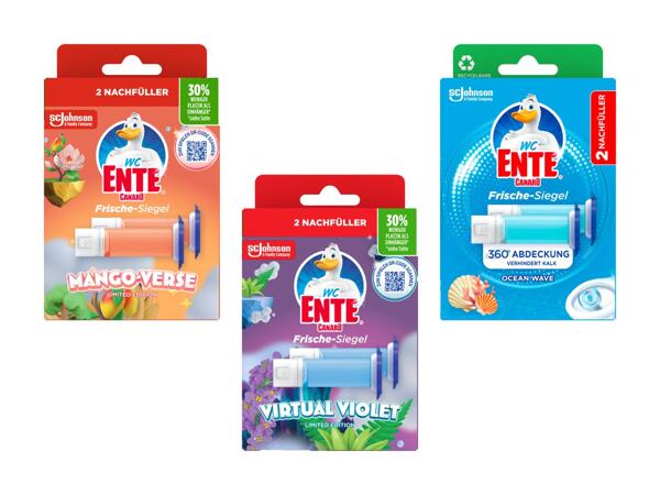 Recharge pierre WC Canard WC, pack de 2