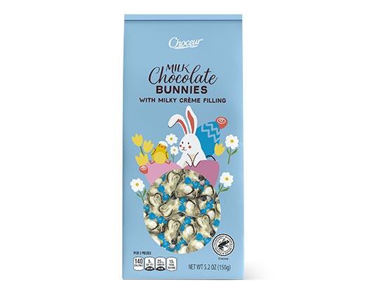 Choceur Filled Bunnies Caramel, Milk Cream, or Raspberry