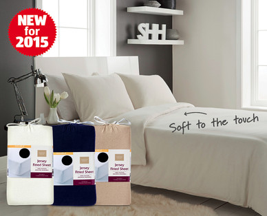 Jersey Fitted Sheet Single