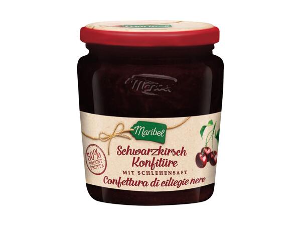 Confiture de cerises noires extra