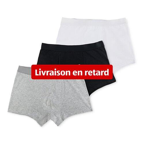 UP2FASHION BASICS Boxers rétro pour hommes, 3 pièces