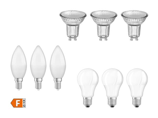 Ampoules E27/​E14/​GU10 OSRAM, 3 pcs.
