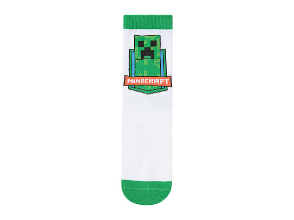 Kids' Minecraft Socks - 3 Pairs