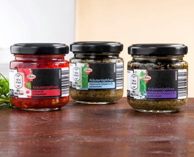 Petits bocaux d'herbes GUSTO