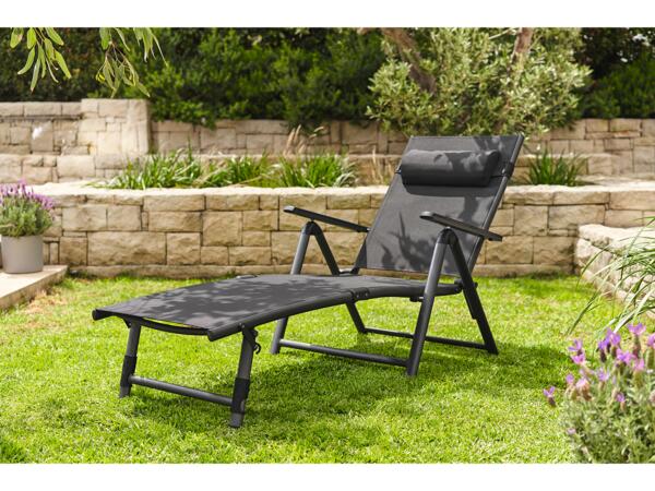 Houston Aluminium Sunlounger