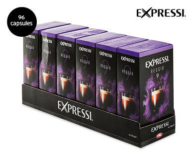 Expressi Reggio #9 Coffee Capsules 6 x 16 Value Pack