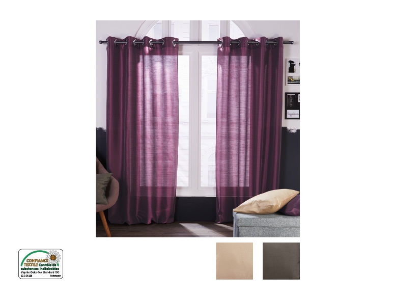 Rideaux, lot de 2