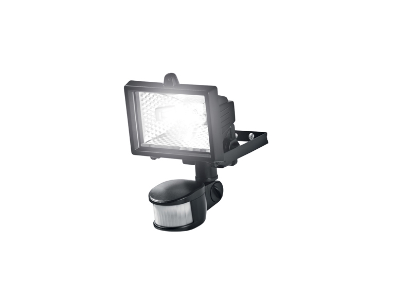 Halogen Floodlight with Motion Sensor