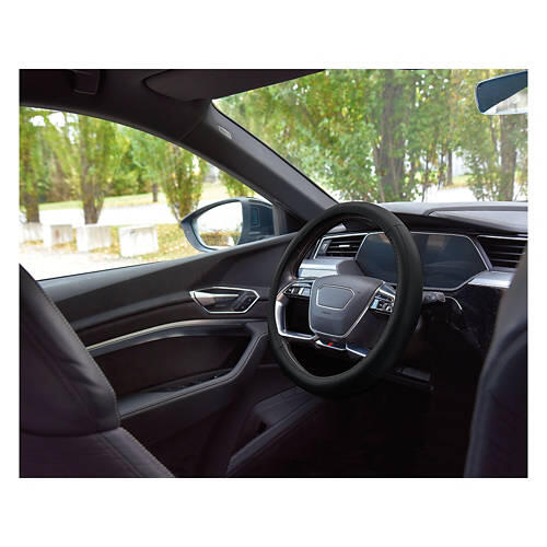 Car & SUV Steering Wheel Cover, Black