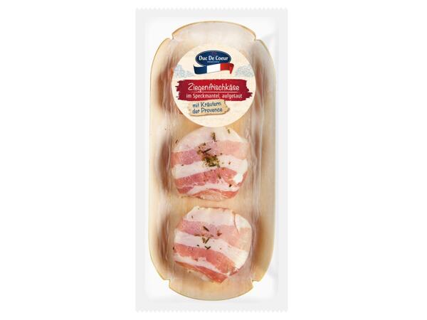 Ziegenkäse mit Speck