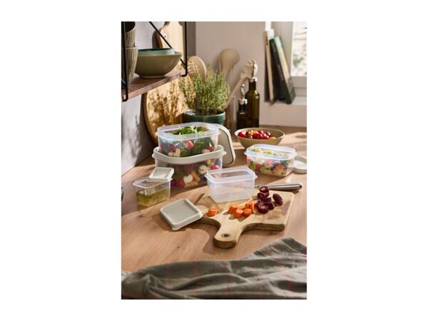 Silvercrest Beige Rectangular Food Storage Container Set - 5 Pieces