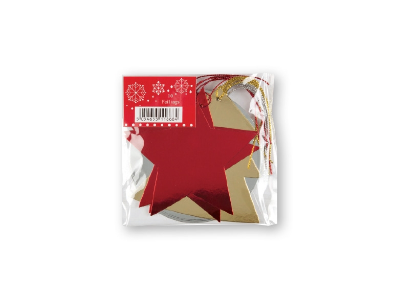 HALLMARK(R) Foil Gift Tags