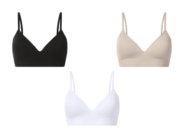 Soutien-gorge sans armature avec côtes