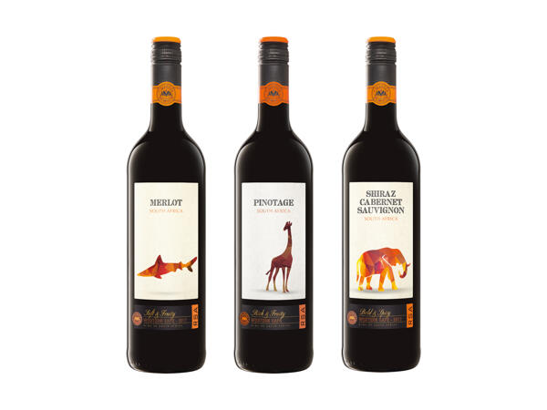 Pinotage, Shiraz Cabernet Sauvignon eller Chardonnay Colombard