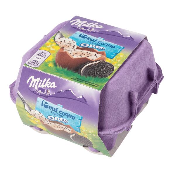 MILKA(R) 				Œufs coque, 4 pcs