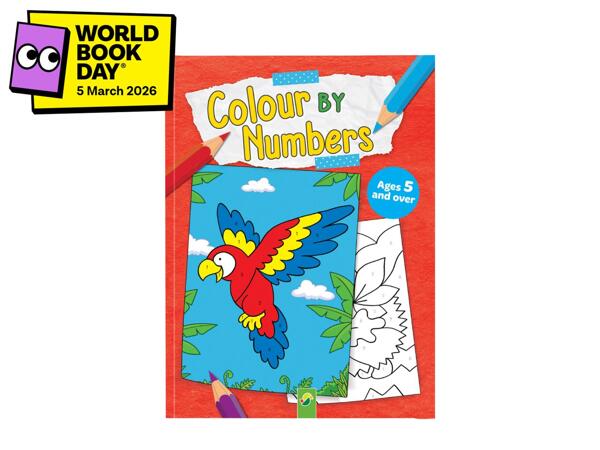 Colour By Numbers Kids' Activity Book