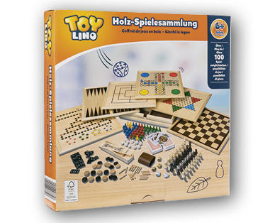 TOYLINO Holzspielesammlung