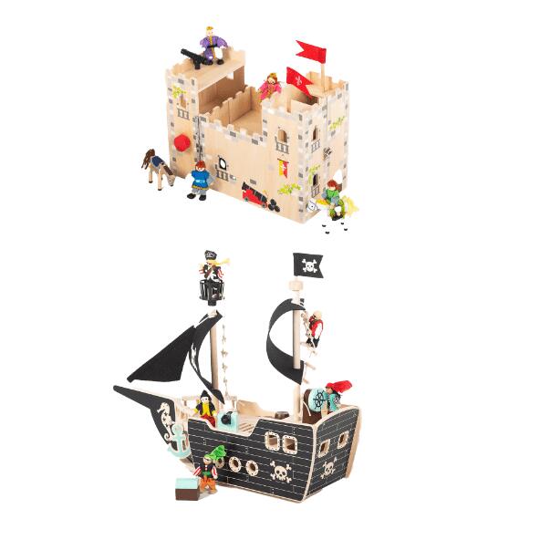 MUNDO DIVER(R) 				Houten piratenboot of kasteel