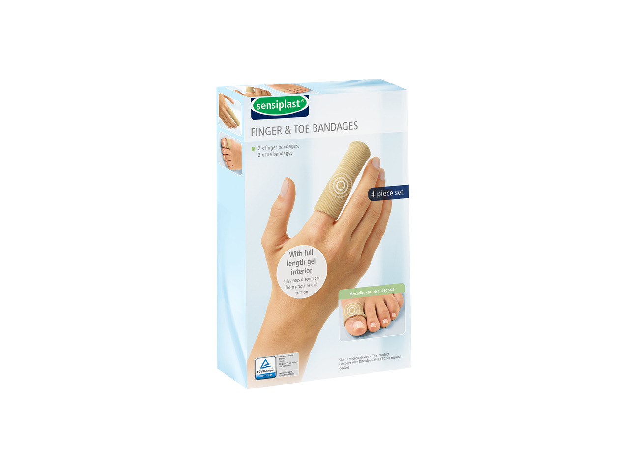 SENSIPLAST(R) Bandage med gelpude