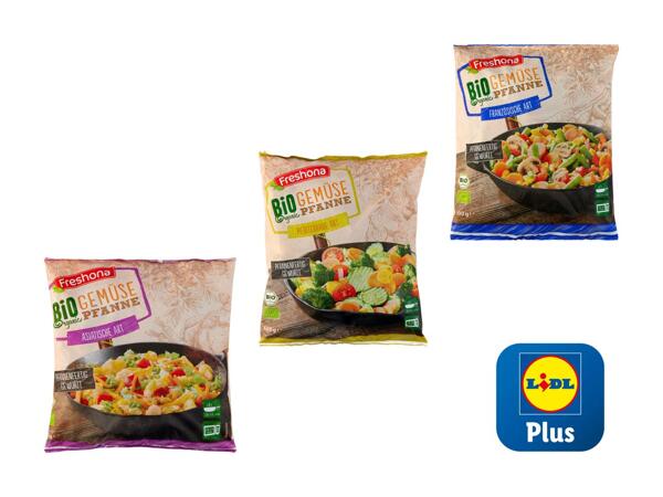 Poêlée de légumes assaisonnés bio